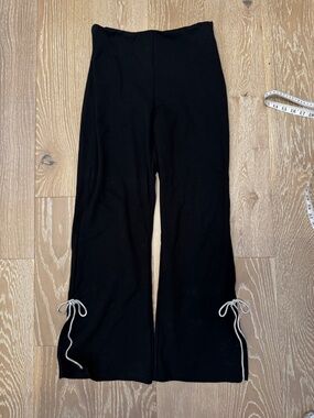 MILK & HONEY DRESS PANT WITH SILVER BOW DETAIL
